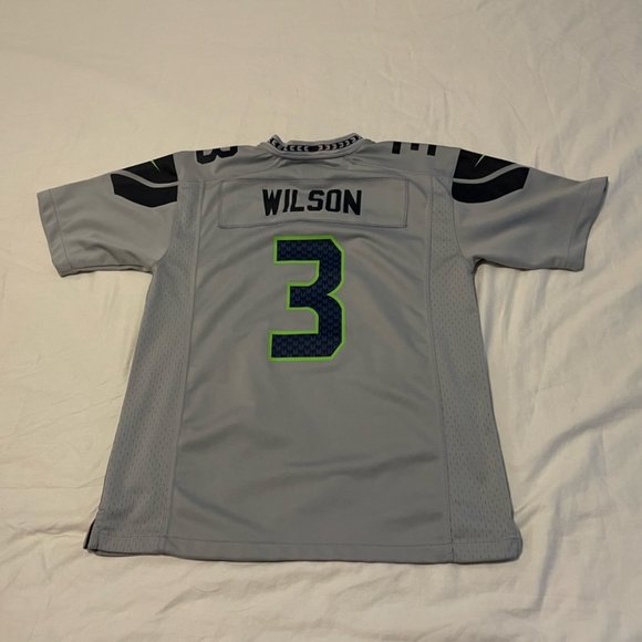 SIGNED!!! NFL Seattle Seahawks Away Jersey Wilson YL (Signed by Luke Willson) - Picture 5 of 5